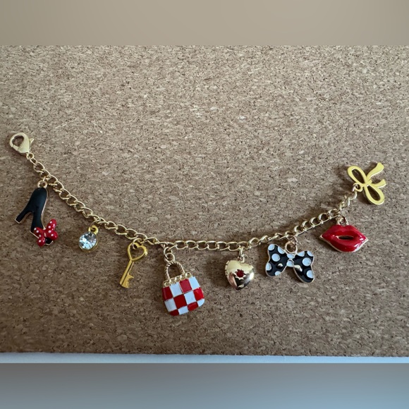 Handmade Minnie Mouse Inspired Purse Charm Keychain - Picture 3 of 8